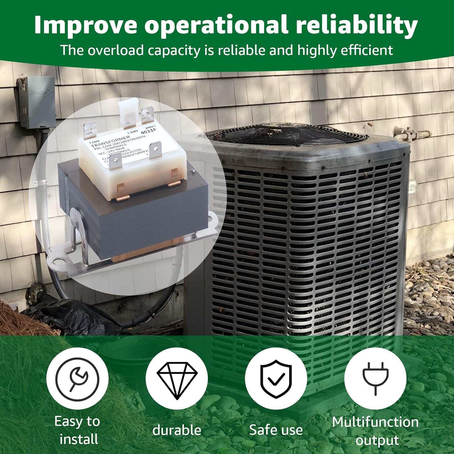 Transformador 240V a 24V Norward 40VA HVAC Compatible