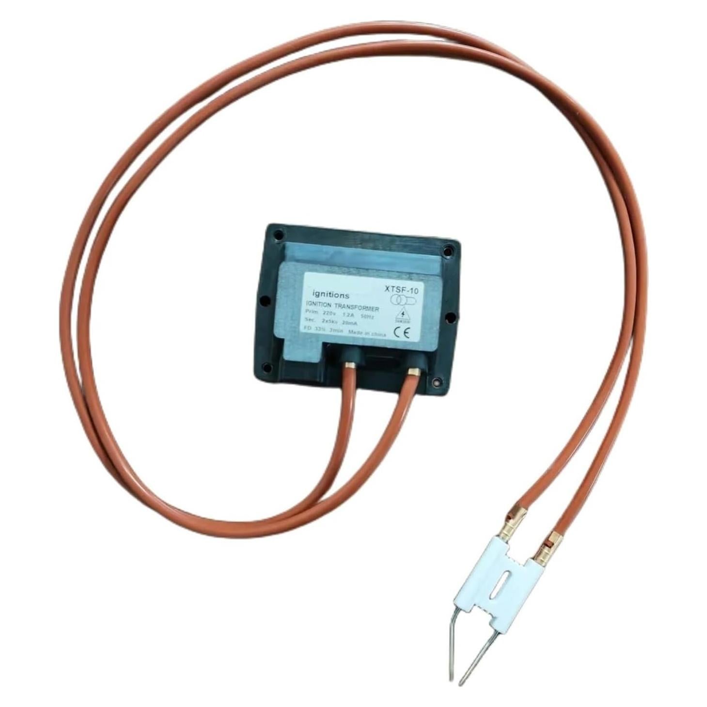 Transformador de Ignición HEXEH XTSF-10 220V 10KV con Cables