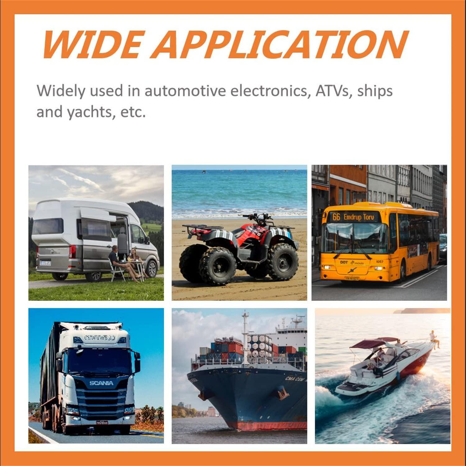 Soporte de Fusible Mega HUAREW - Paquete de 2 Unidades