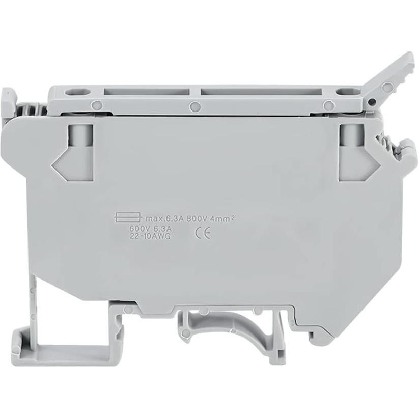 Soporte de Fusible UK5-HESI Aerexier Gris 10 Unidades