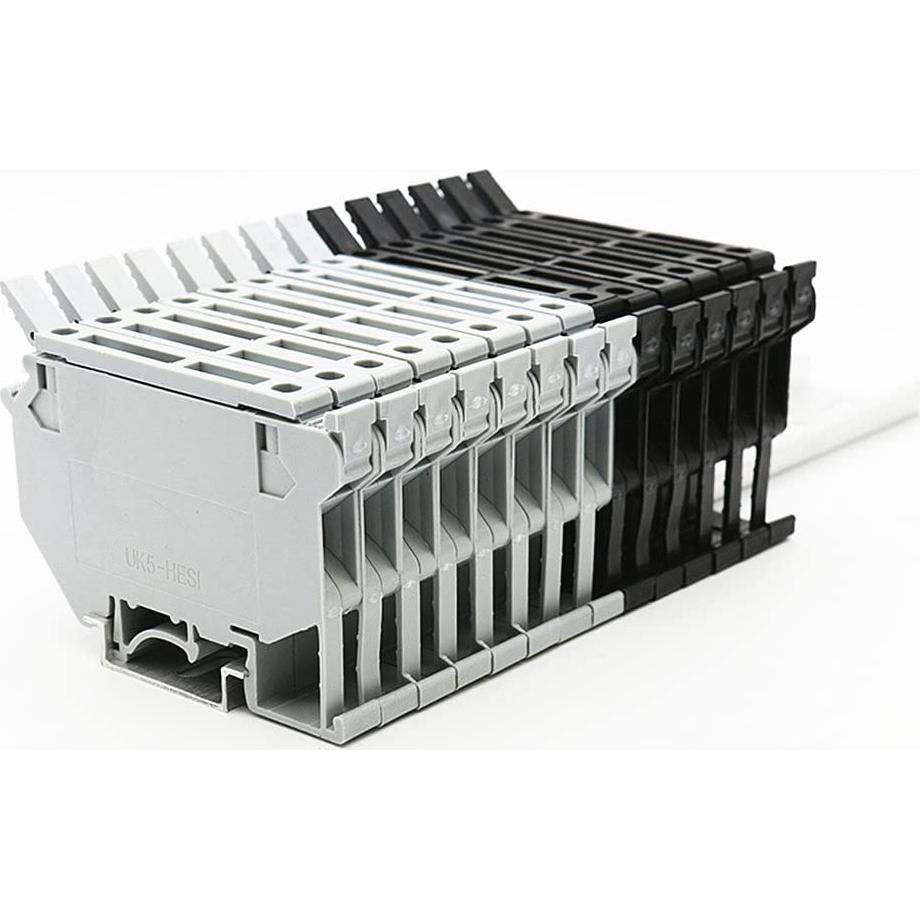 Soporte de Fusible UK5-HESI Aerexier Gris 10 Unidades