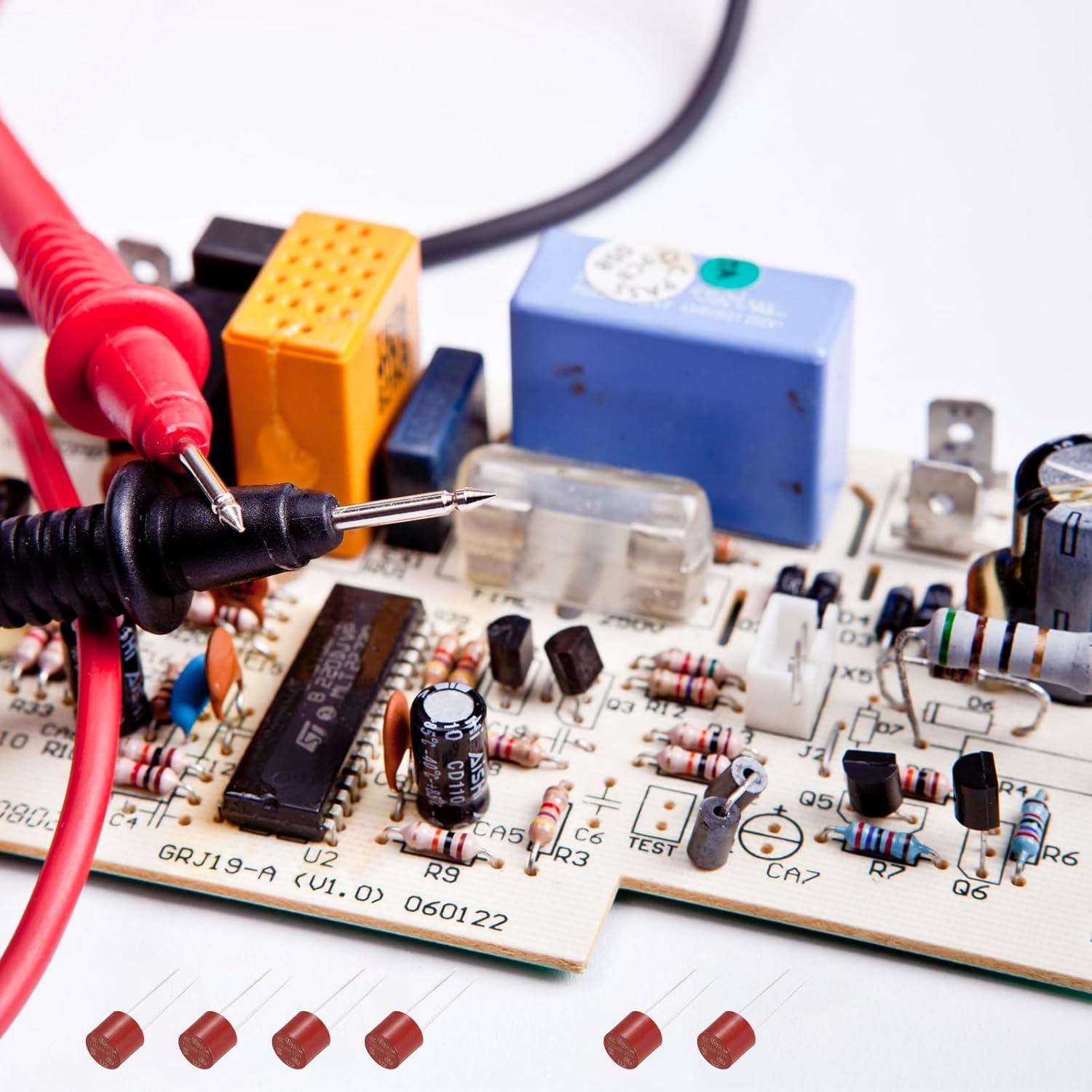 Fusibles de Retardo Lento uxcell T-2A 250V Miniatura 10 Pcs