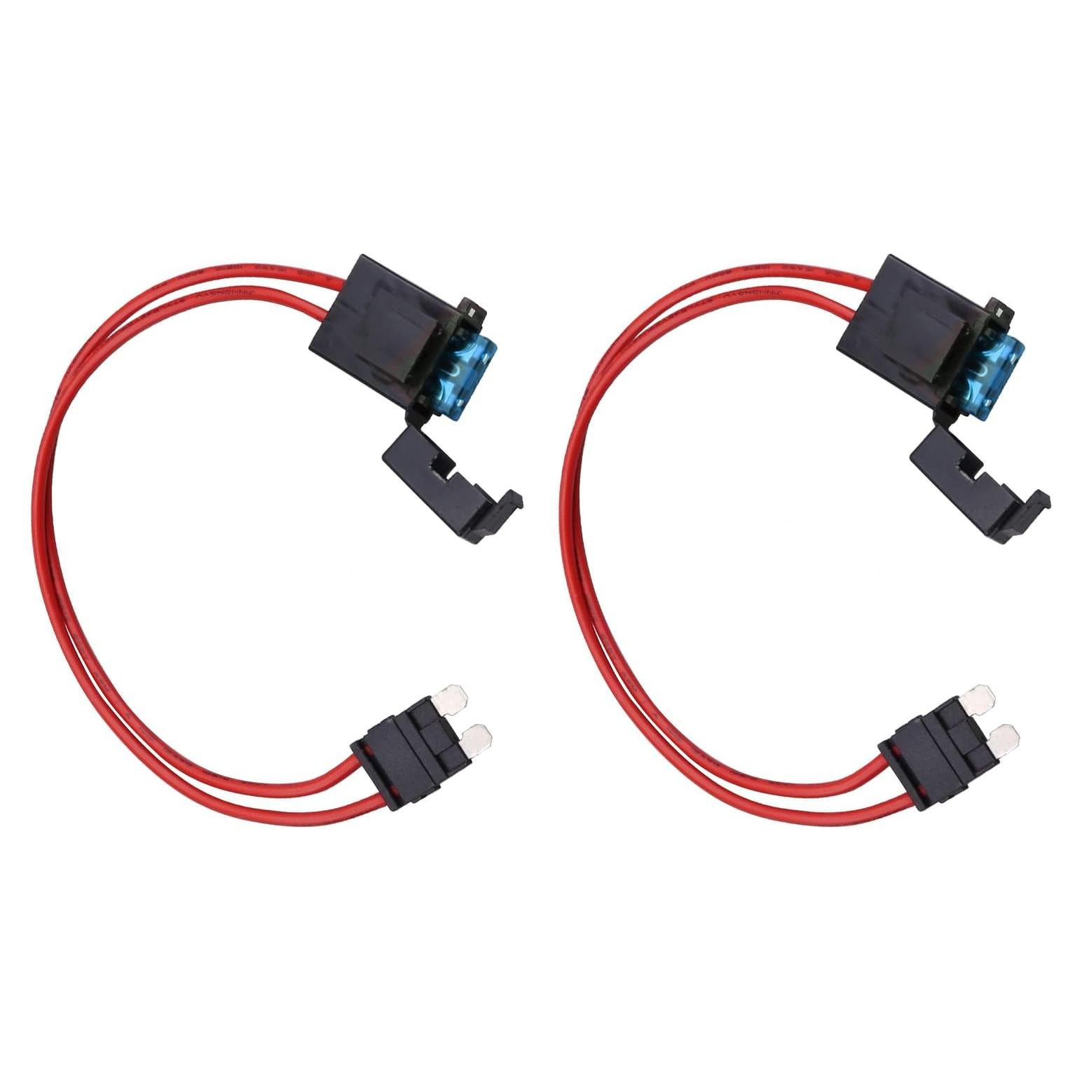 Portafusibles Estándar ZOOKOTO 15A con 2 Fusibles 16AWG