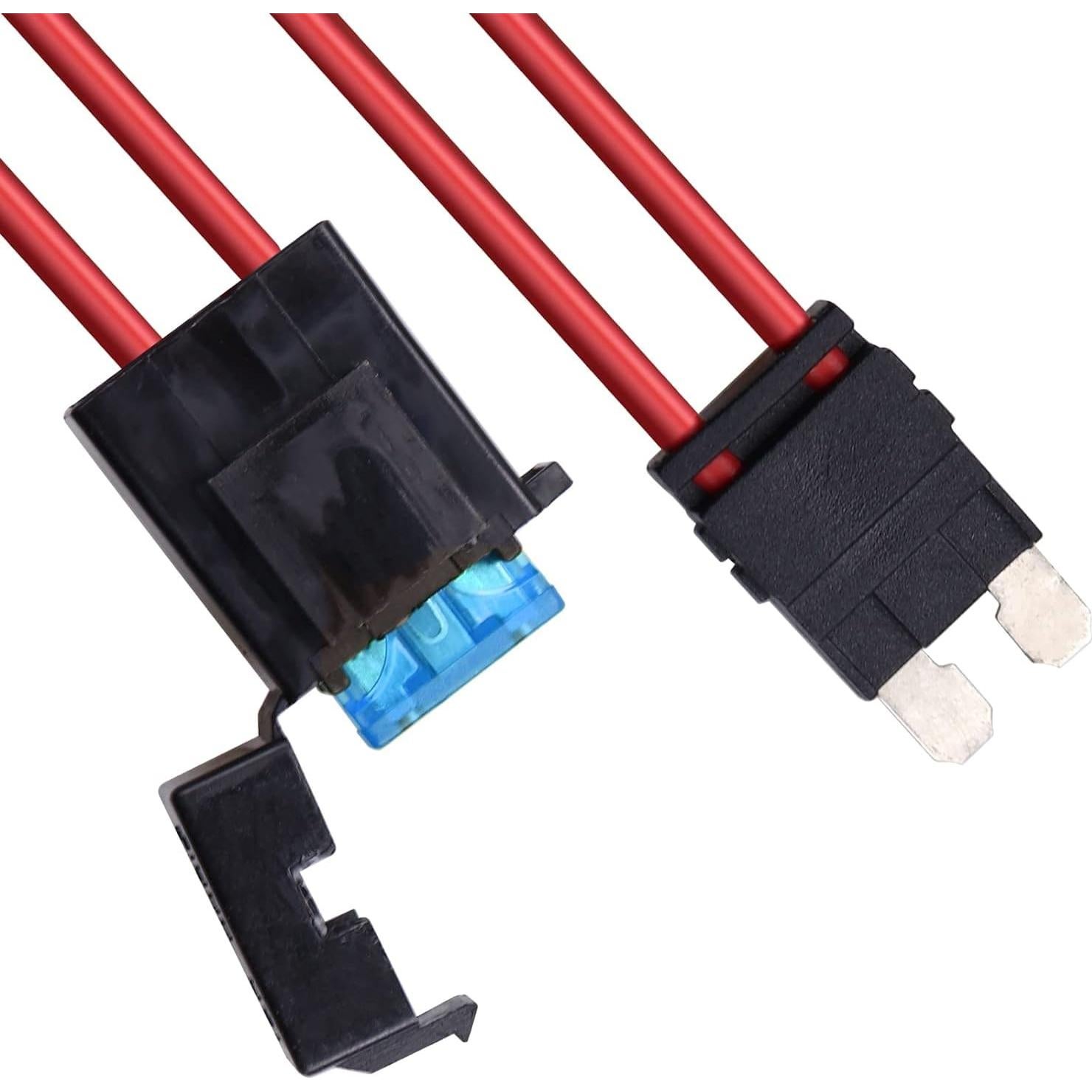 Portafusibles Estándar ZOOKOTO 15A con 2 Fusibles 16AWG