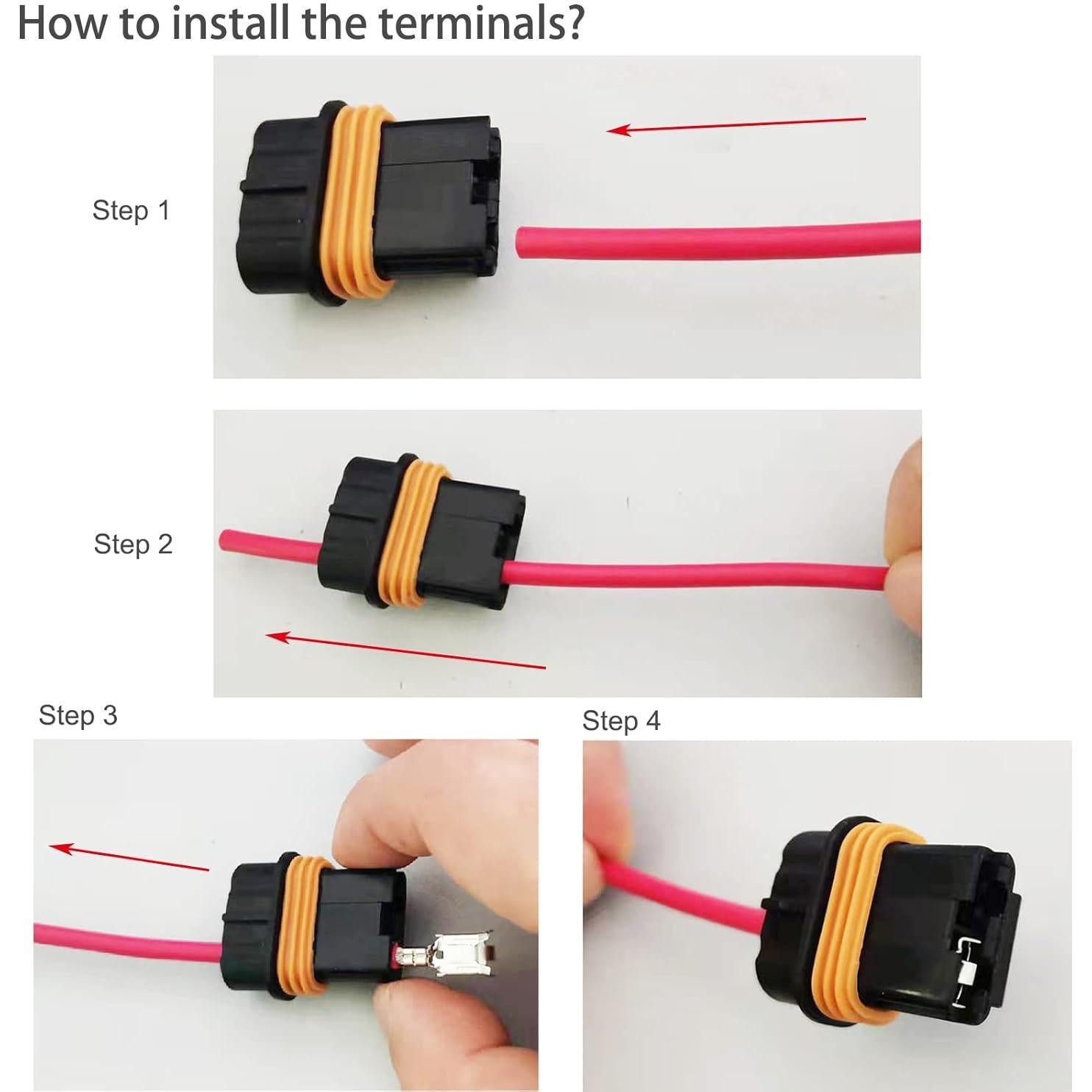 Conjunto de Soporte de Fusible ATO ATC JooFn a Prueba de Agua - 6 Piezas