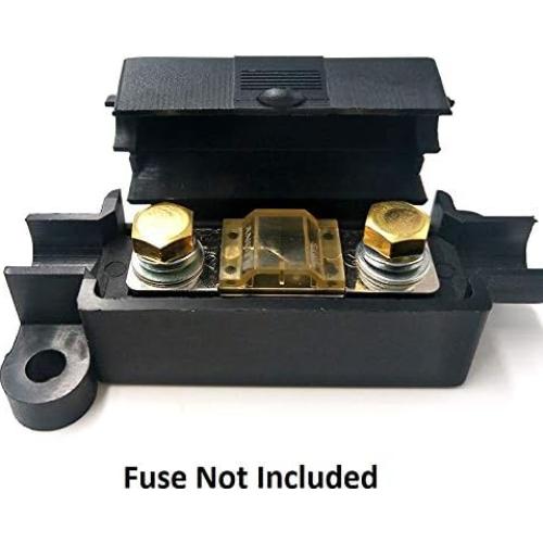 Soporte de Fusible ANL A.A 150A con Tornillo y Tapa Protectora