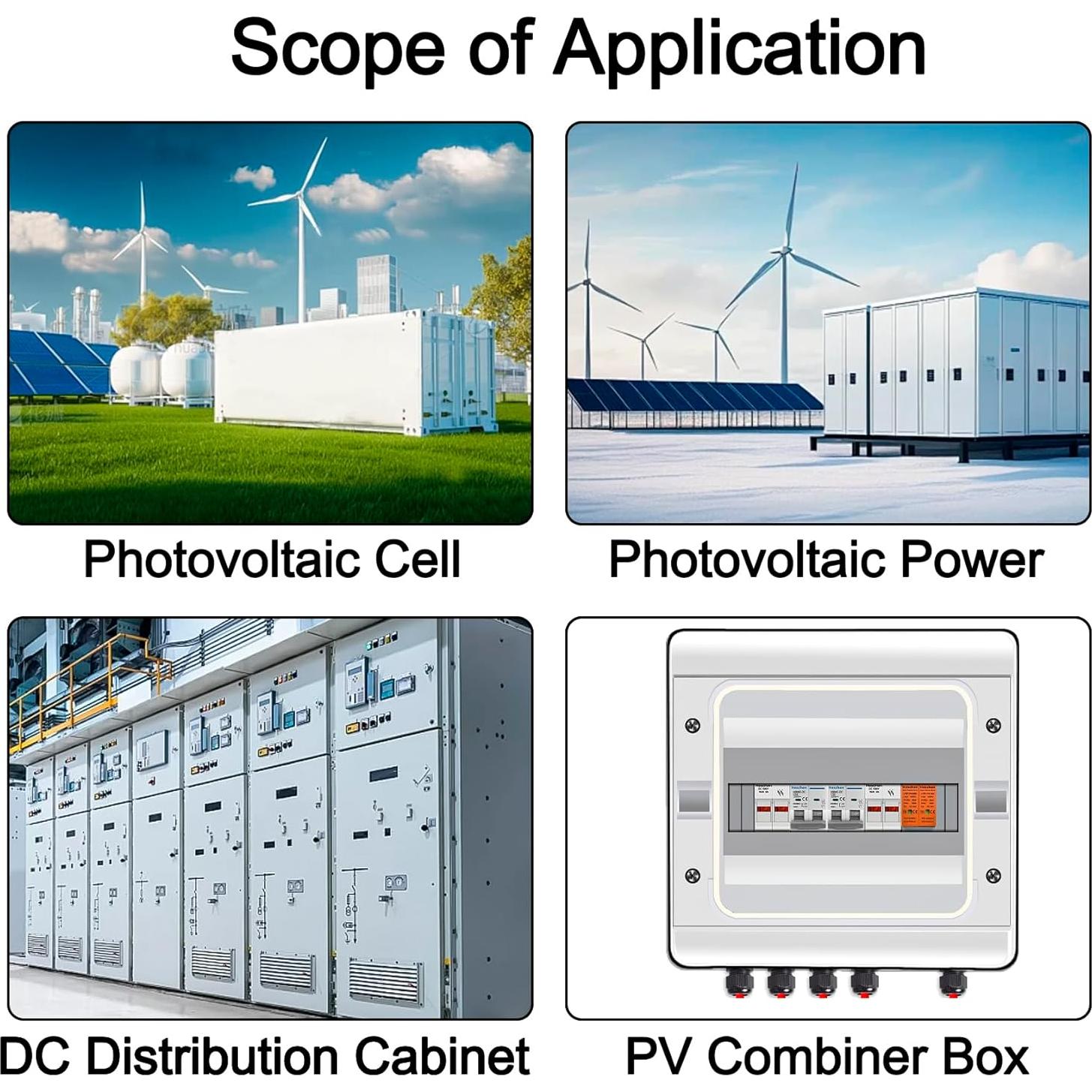 Soporte de Fusible Solar Heschen RT18-32(X) 1000V 32A 1 Polo