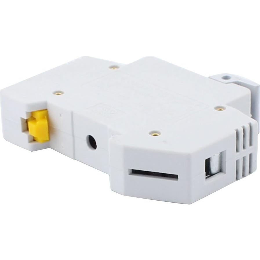 Soporte de Fusible uxcell RT18-32X 32A 1 Polo Riel DIN 35mm