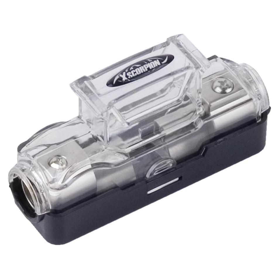Soporte de Fusible Inline MAXI Xscorpion 2/4 Gauge Platino