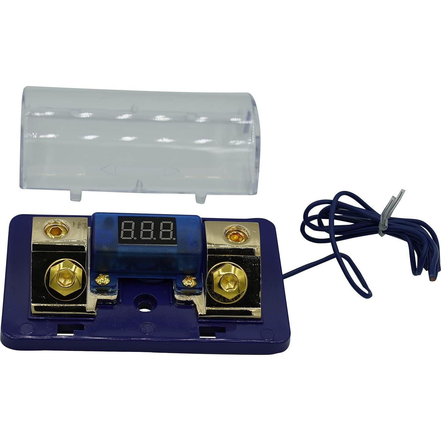 Portafusibles digital ANL Sky International 500A chapado oro