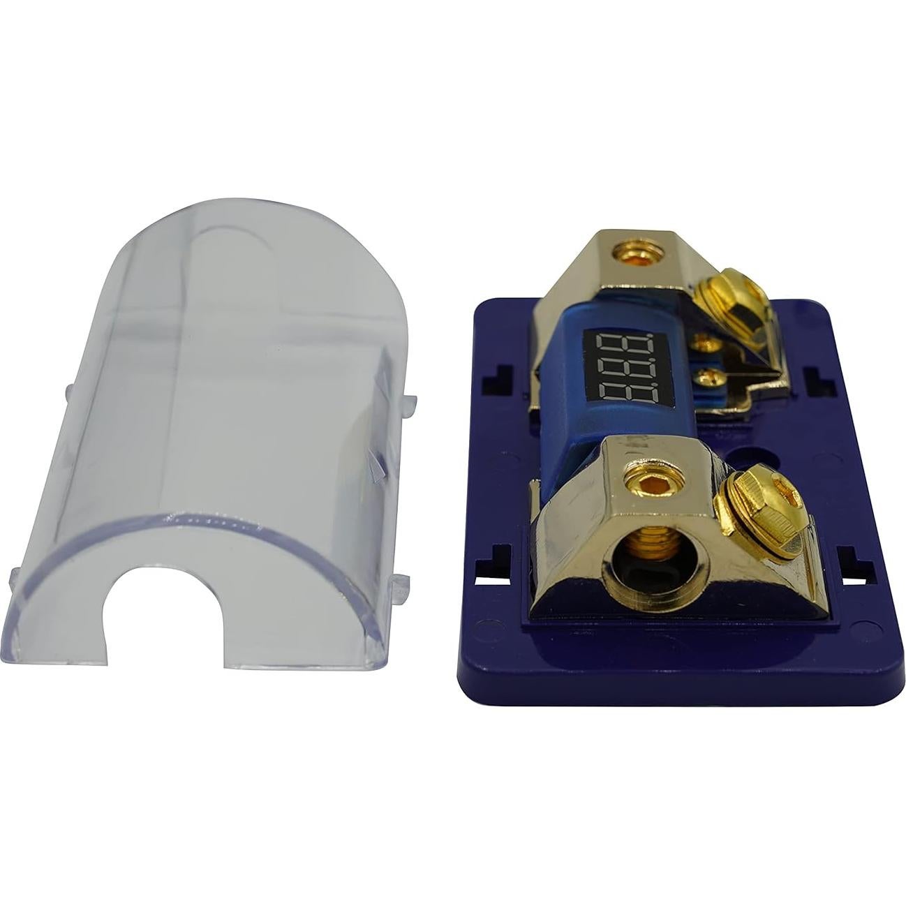 Portafusibles digital ANL Sky International 500A chapado oro