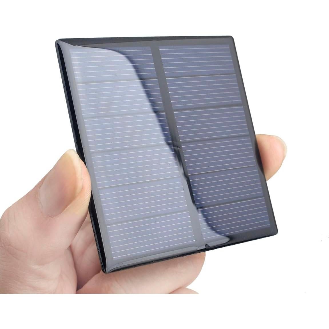 10 Paneles Solares Policristalinos 3V 210mA Ailejia 70mm