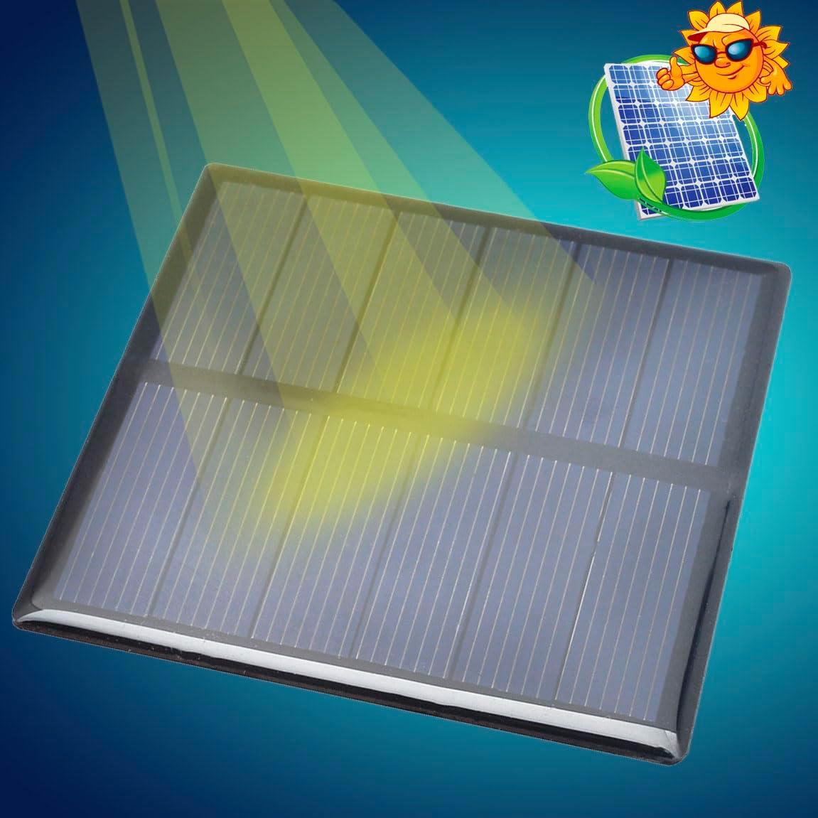 10 Paneles Solares Policristalinos 3V 210mA Ailejia 70mm