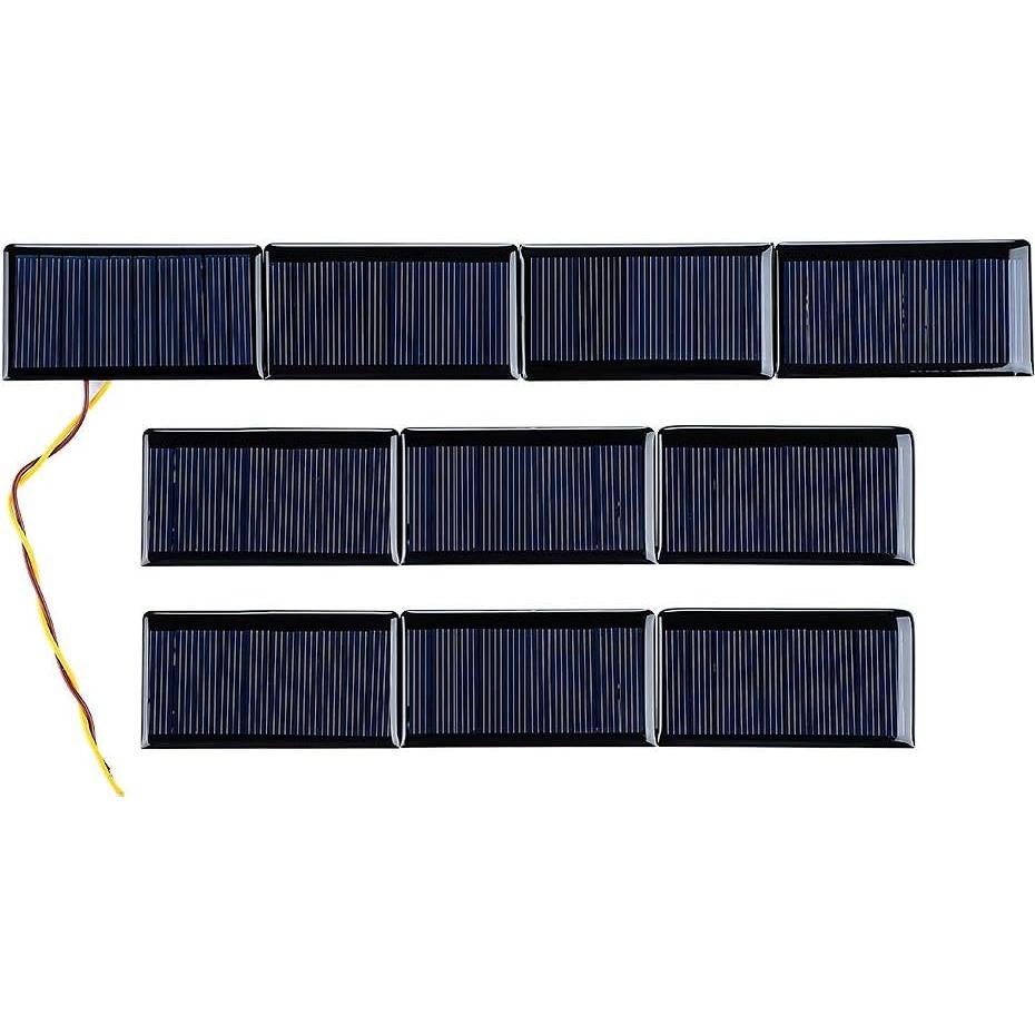 Paneles Solares Policristalinos SUNYIMA 10Pcs 5V 60mA 68x37mm