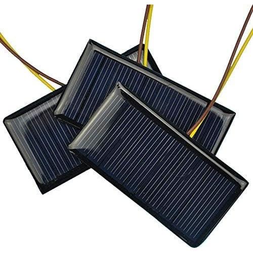 Paneles Solares Policristalinos SUNYIMA 10Pcs 5V 60mA 68x37mm