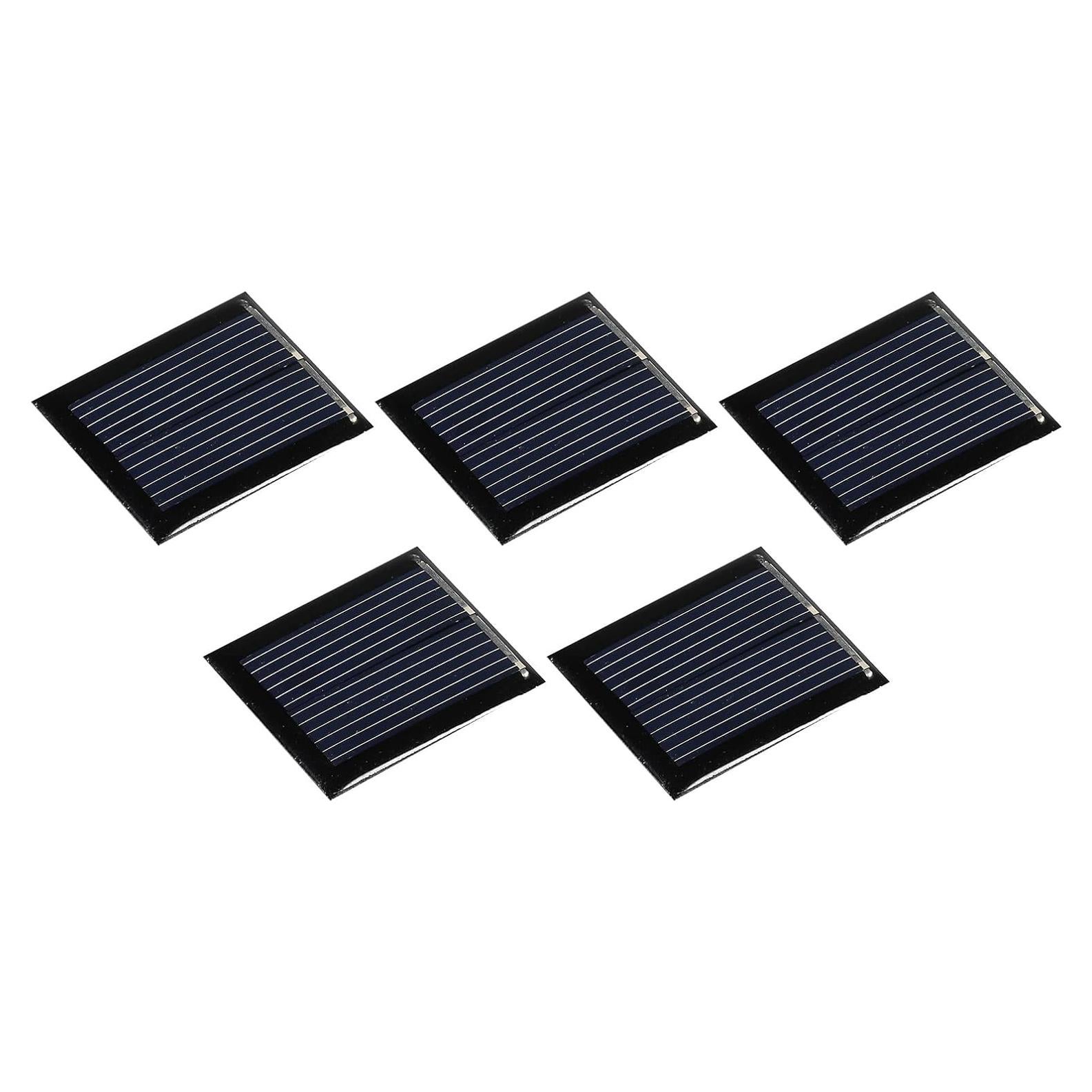 Mini Panel Solar MECCANIXITY 1V 80mA 0.08W Paquete de 5