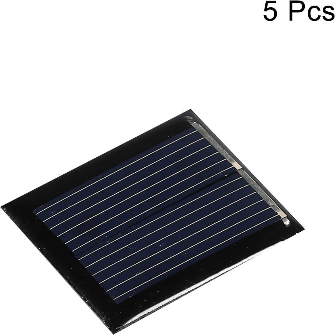 Mini Panel Solar MECCANIXITY 1V 80mA 0.08W Paquete de 5