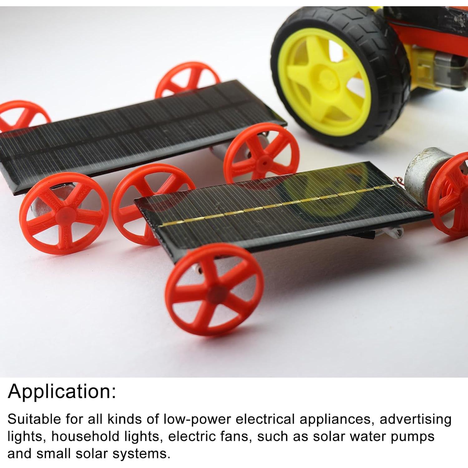 Mini Panel Solar MECCANIXITY 1V 80mA 0.08W Paquete de 5