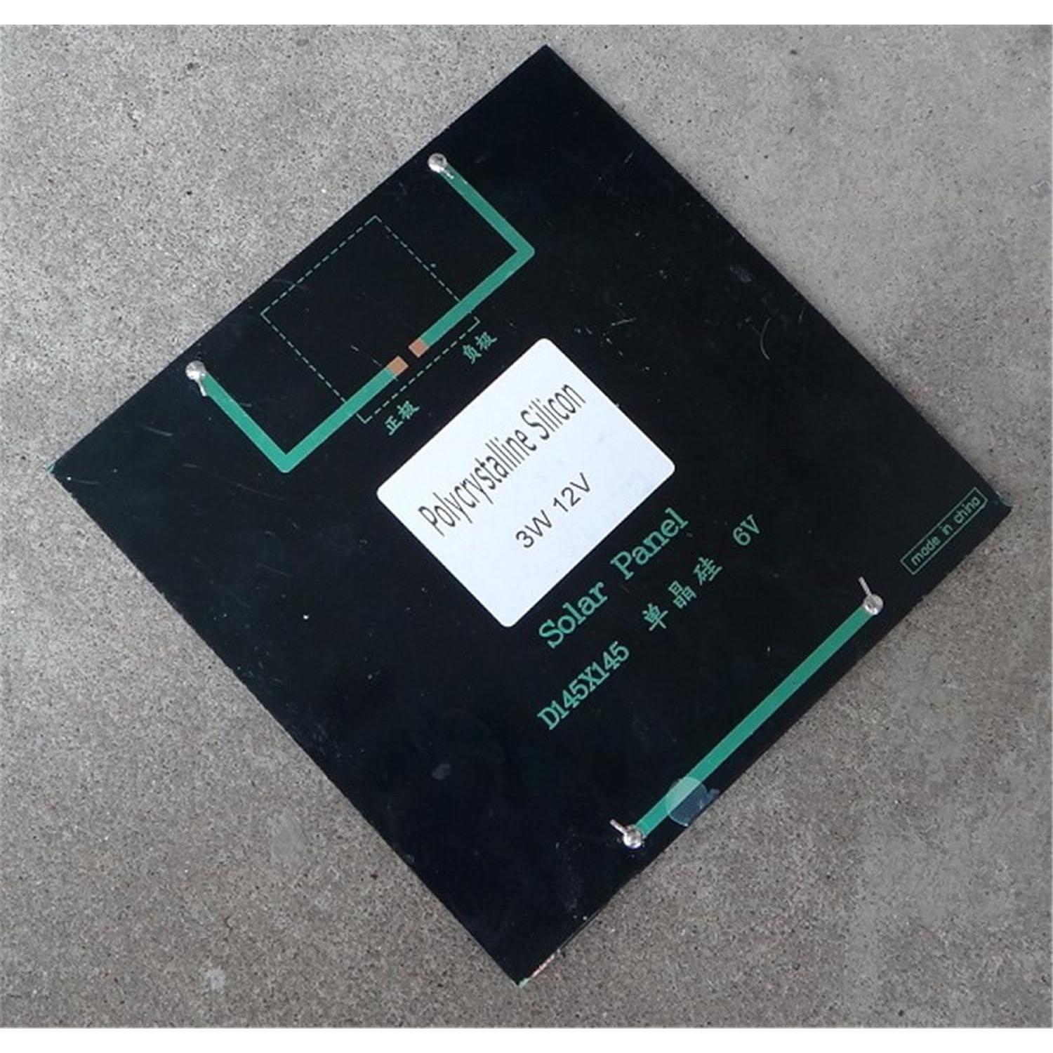 Panel Solar Mini 3W 12V Sunnytech para Proyectos DIY