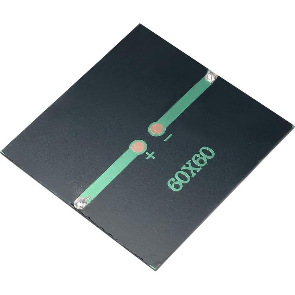 Panel Solar 5Pcs uxcell 5.5V 60mA Compacto 60mm x 60mm