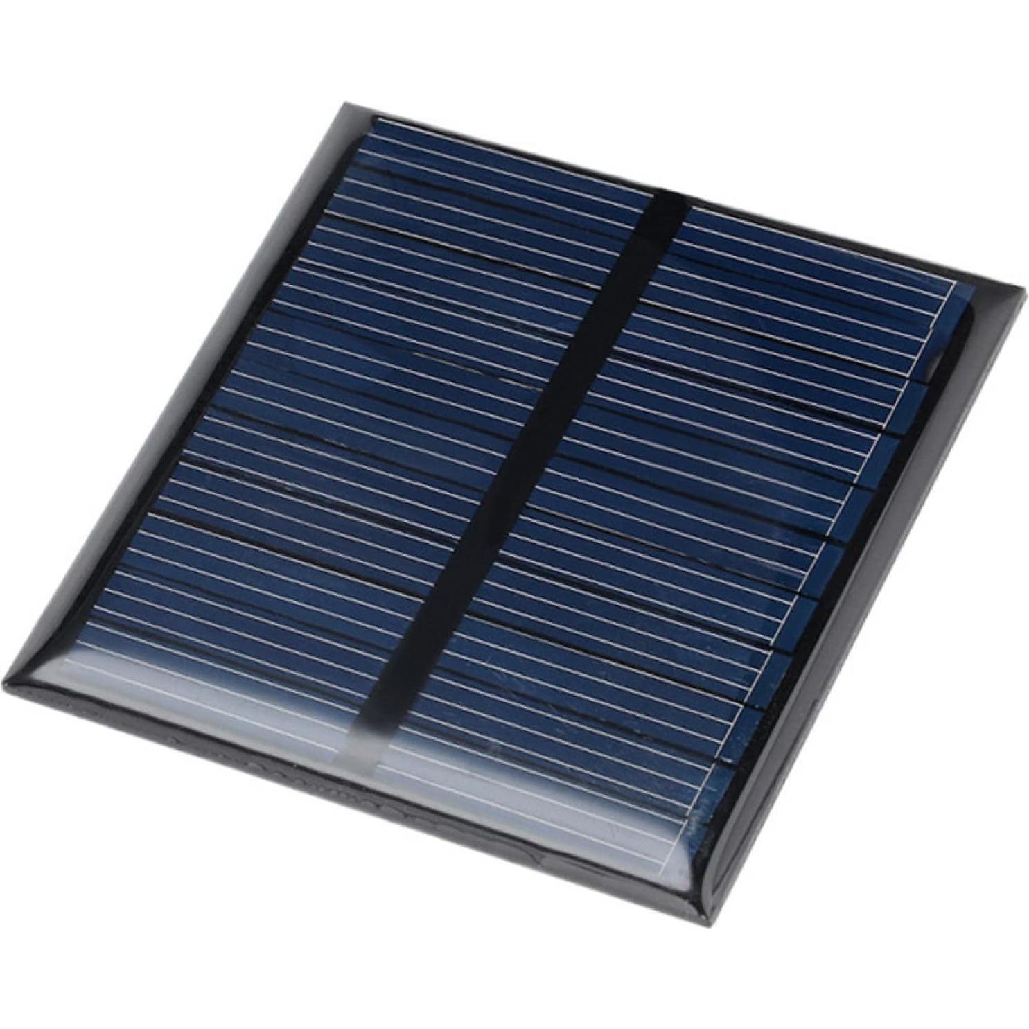 Panel Solar 5Pcs uxcell 5.5V 60mA Compacto 60mm x 60mm