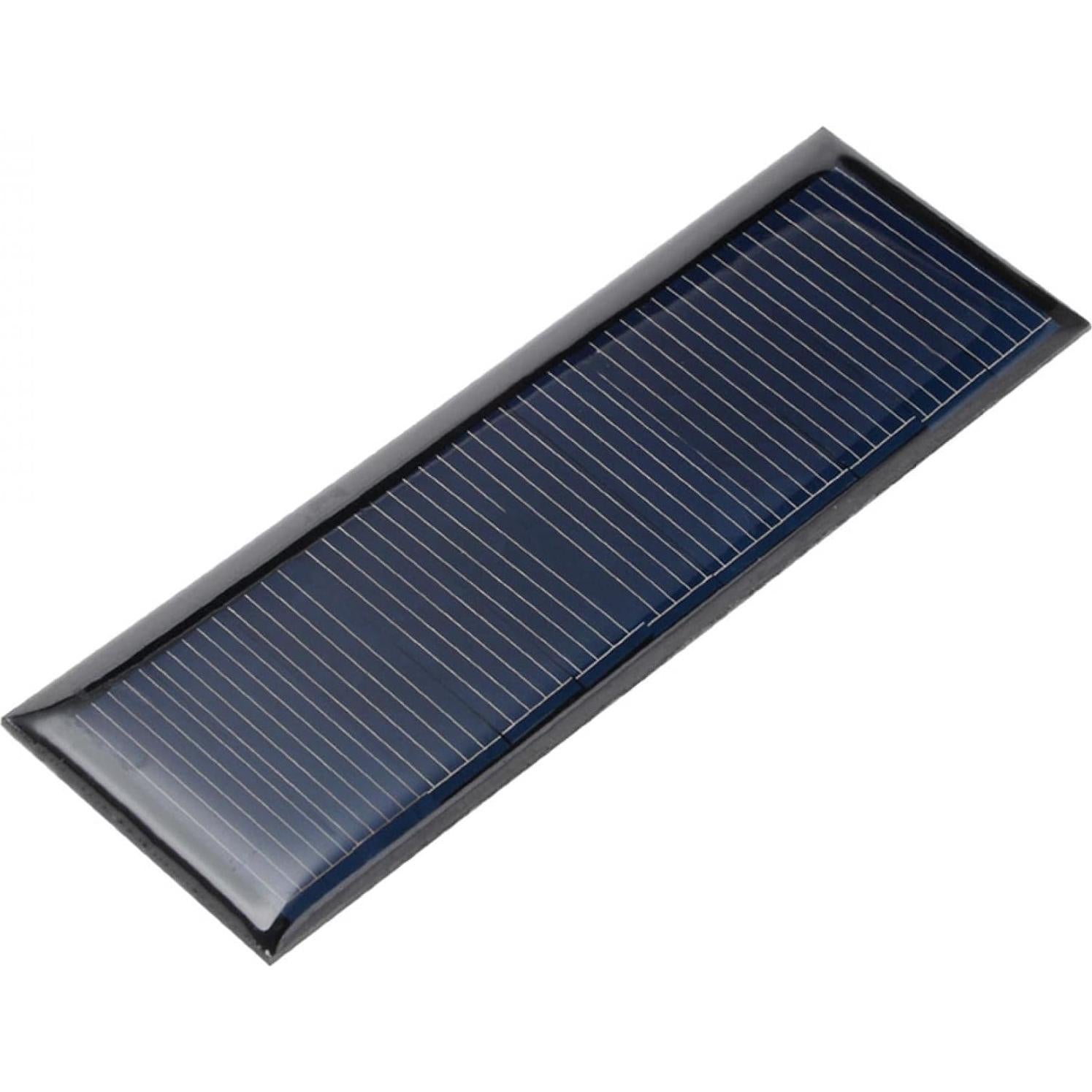Panel Solar 5Pcs uxcell 5.5V 60mA Poliéster 90mm x 30mm