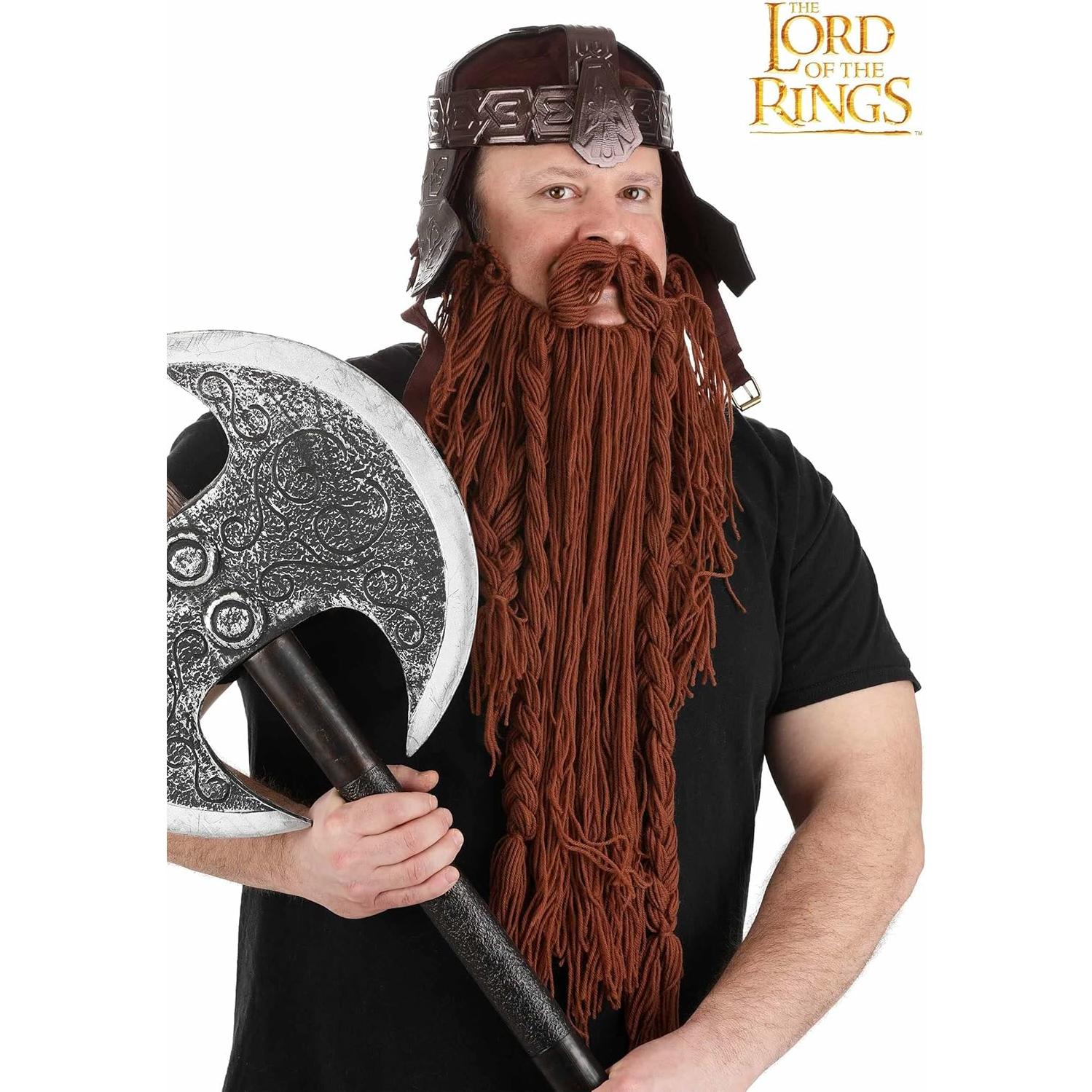 Conjunto Sombrero y Barba Gimli ESDLA - Licencia Oficial