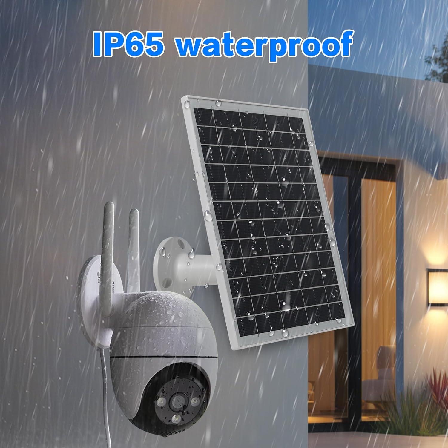 Panel Solar NEWCONNY 6W 5V Portátil USB-C Micro USB Blanco