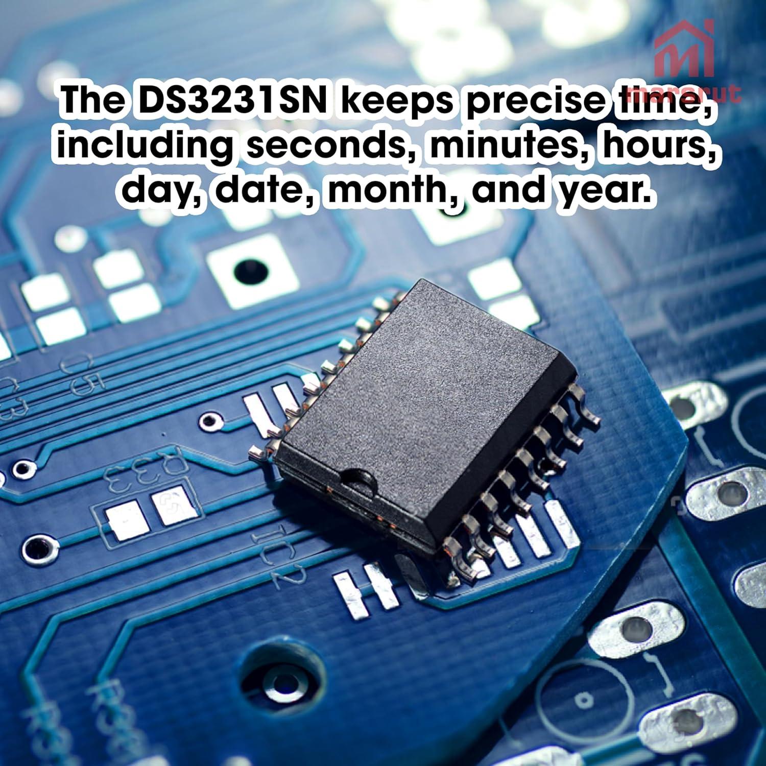 Módulo de Reloj en Tiempo Real DS3231SN - 5 Piezas SMD