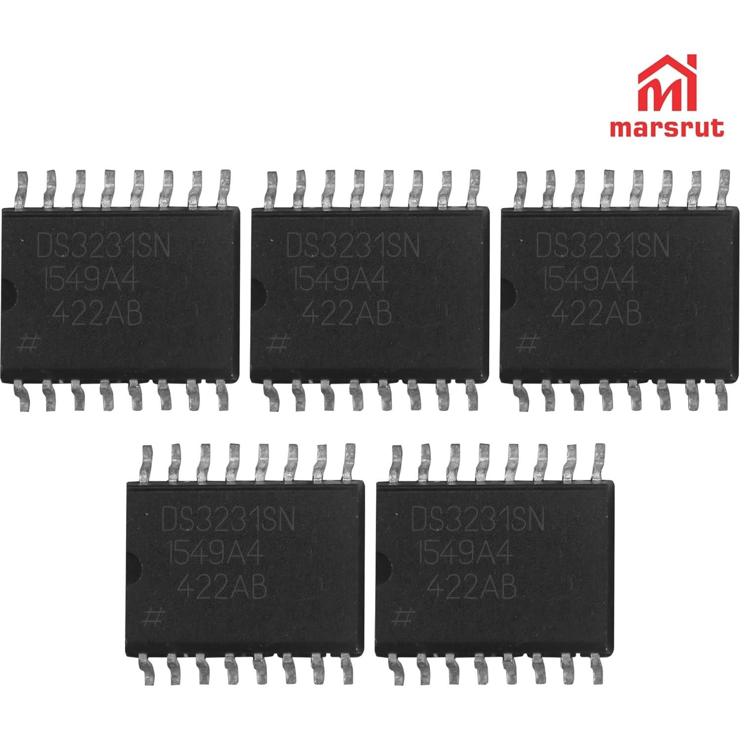 Módulo de Reloj en Tiempo Real DS3231SN - 5 Piezas SMD