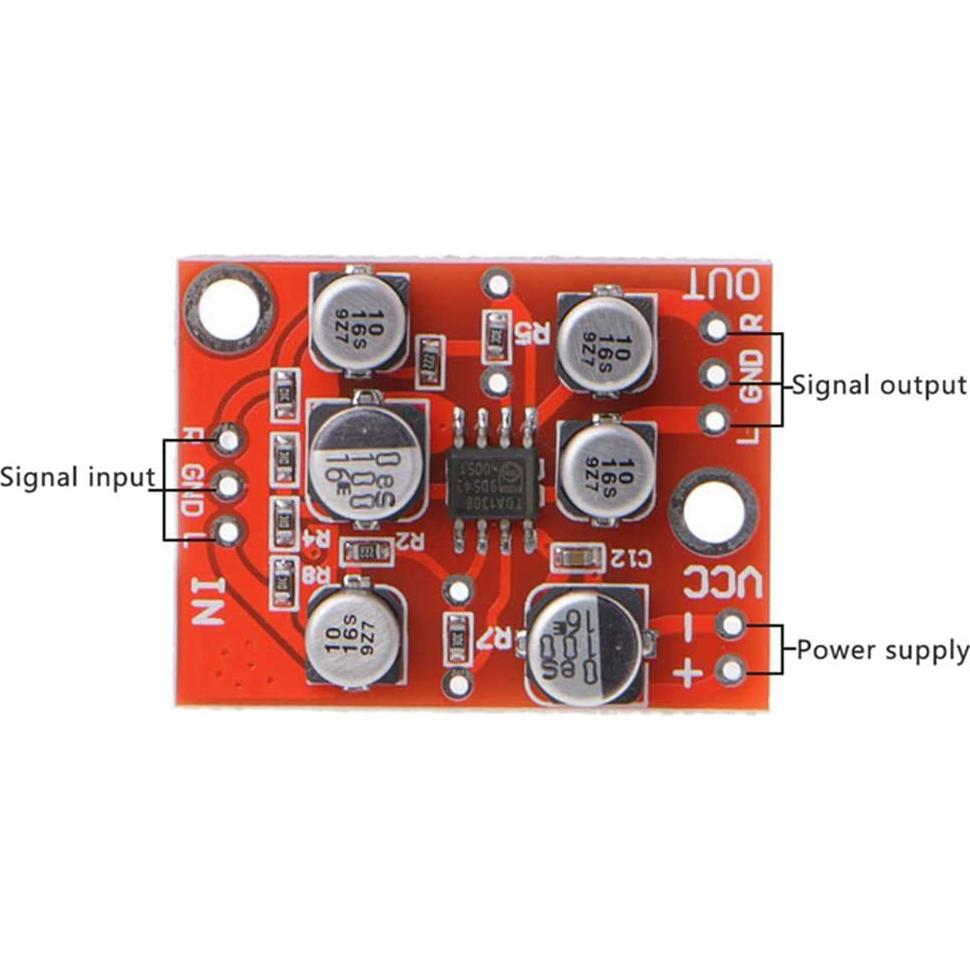 Placa Preamplificador Estéreo HiLetgo AD828 3 Piezas 33x25mm