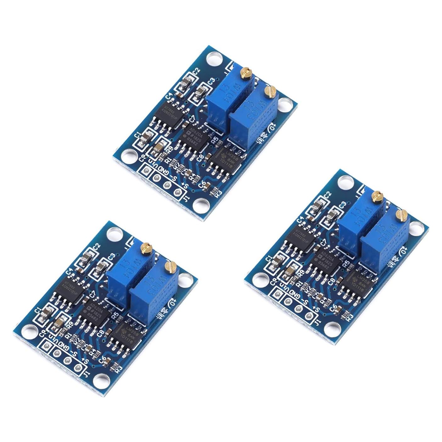 Amplificador de Voltaje DC Teyleten Robot AD620 3-12V (3PCS)