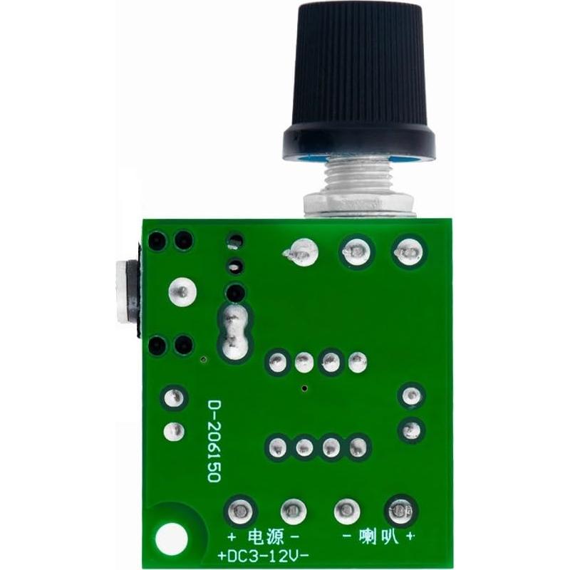 Placa Amplificador de Audio LM386 10W WWZMDiB 3 Pcs 3-12V