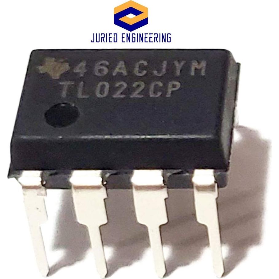 Amplificador Operacional Doble TL022CP TI Bajo Consumo (Paquete de 10)