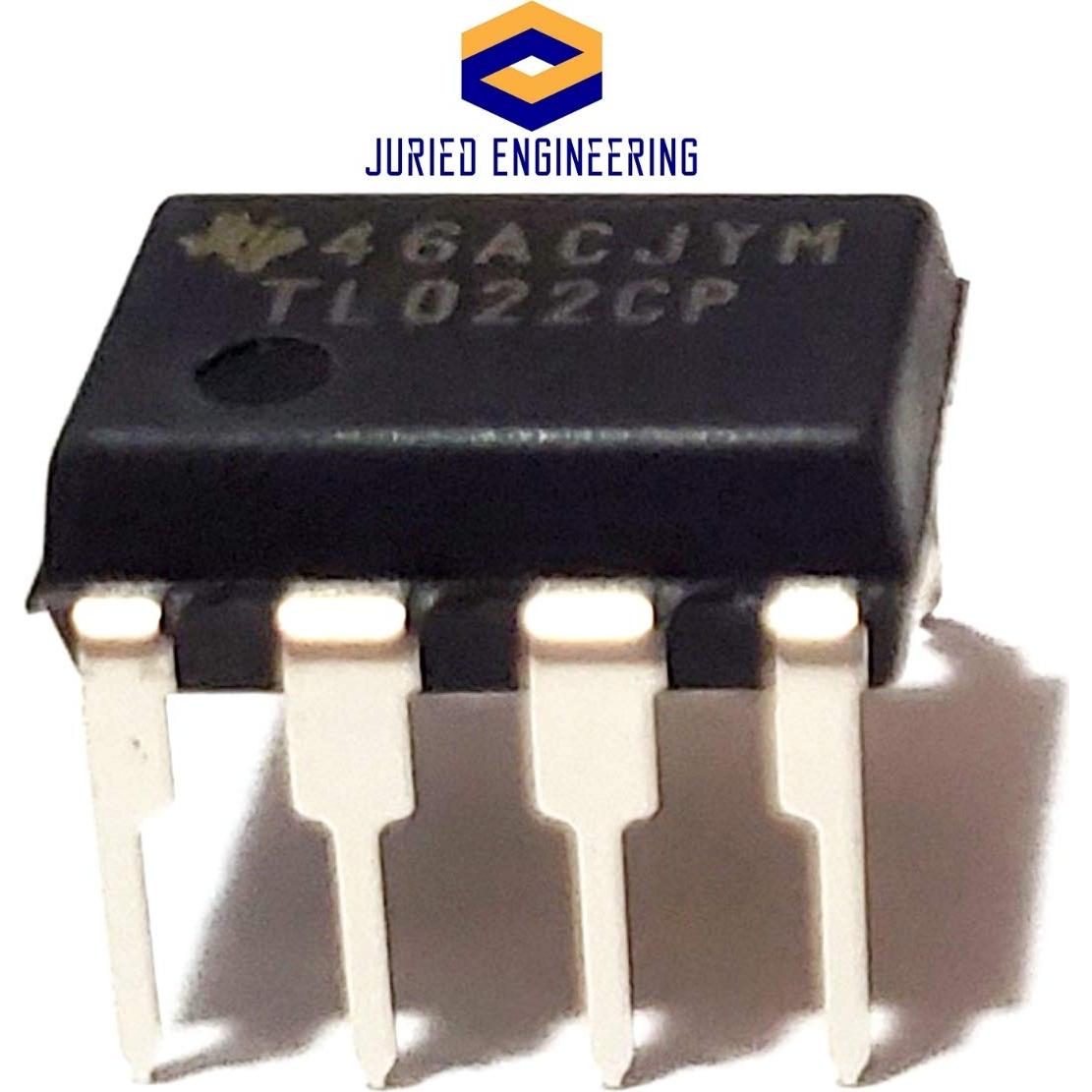 Amplificador Operacional Doble TL022CP TI Bajo Consumo (20 Unidades)