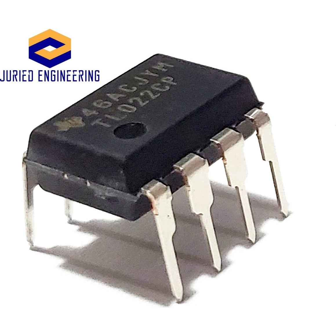 Amplificador Operacional Doble TL022CP TI Bajo Consumo (20 Unidades)