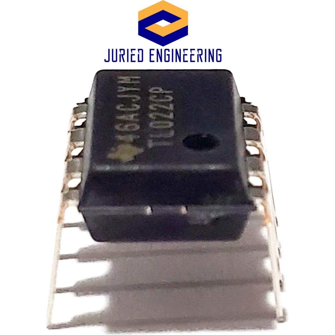 Amplificador Operacional Doble TL022CP TI Bajo Consumo (20 Unidades)