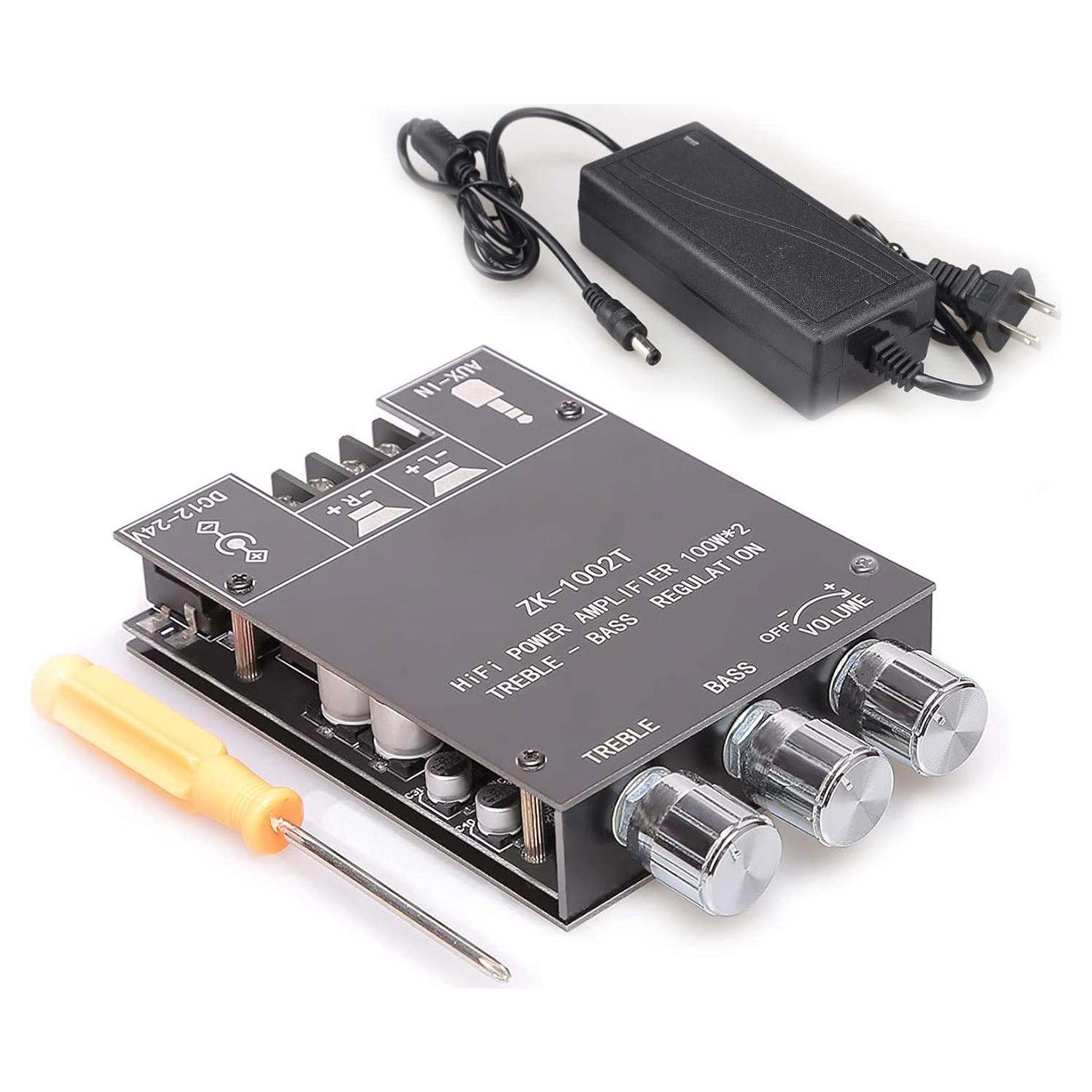 Placa Amplificadora Bluetooth UWAYKEY ZK-1002T 100W+100W