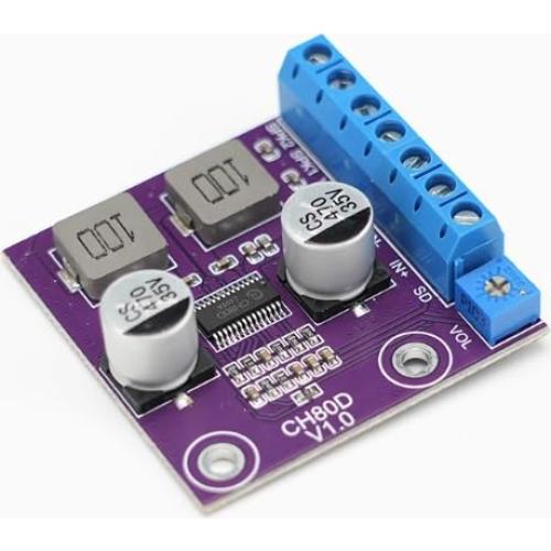 Módulo Amplificador de Voz JRGKJCP JR-CH80D 80W Clase D