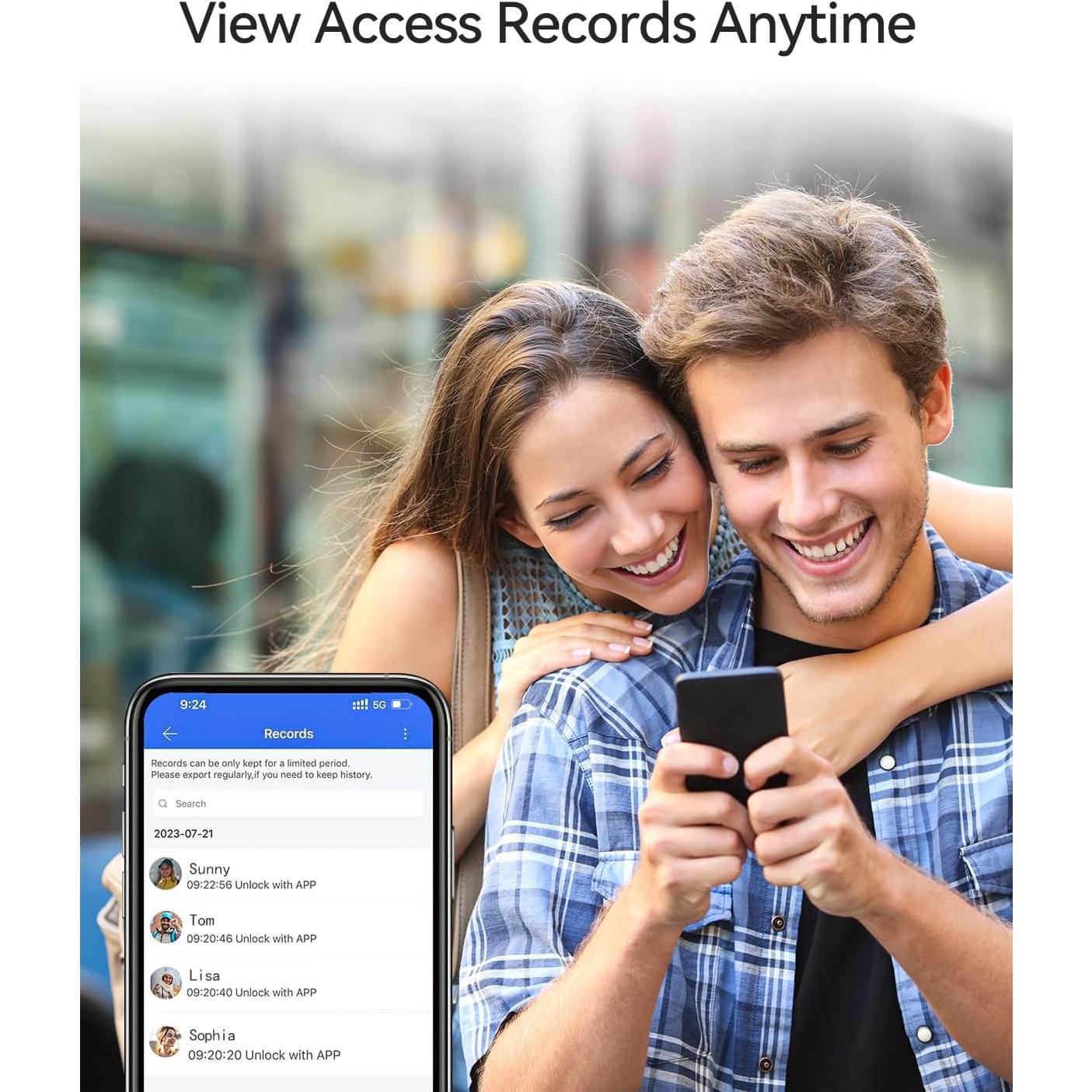 Cerradura Inteligente TMEZON T8 Biometrica con Huella Dactilar