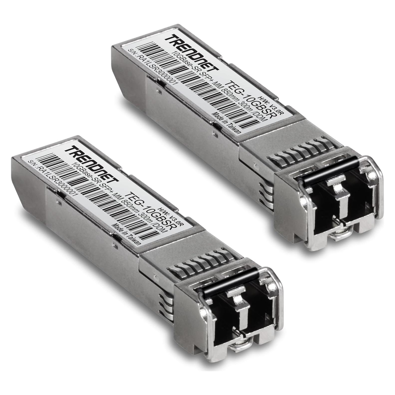 Módulos SFP+ TRENDnet TEG-10GBSR/2 10GBASE-SR Multi Modo