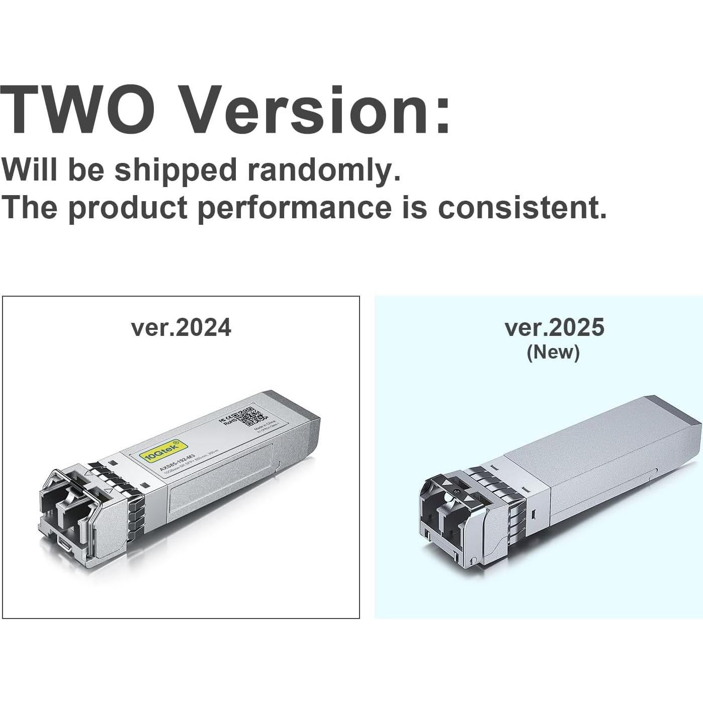 Transceptor 10Gtek SFP+ 10GBase-SR Multimodo 300m x4