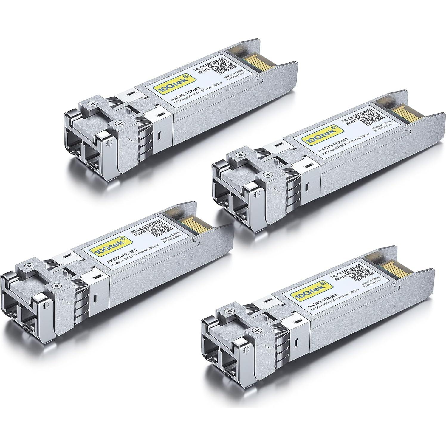 Transceptor 10Gtek SFP+ 10GBase-SR Multimodo 300m x4