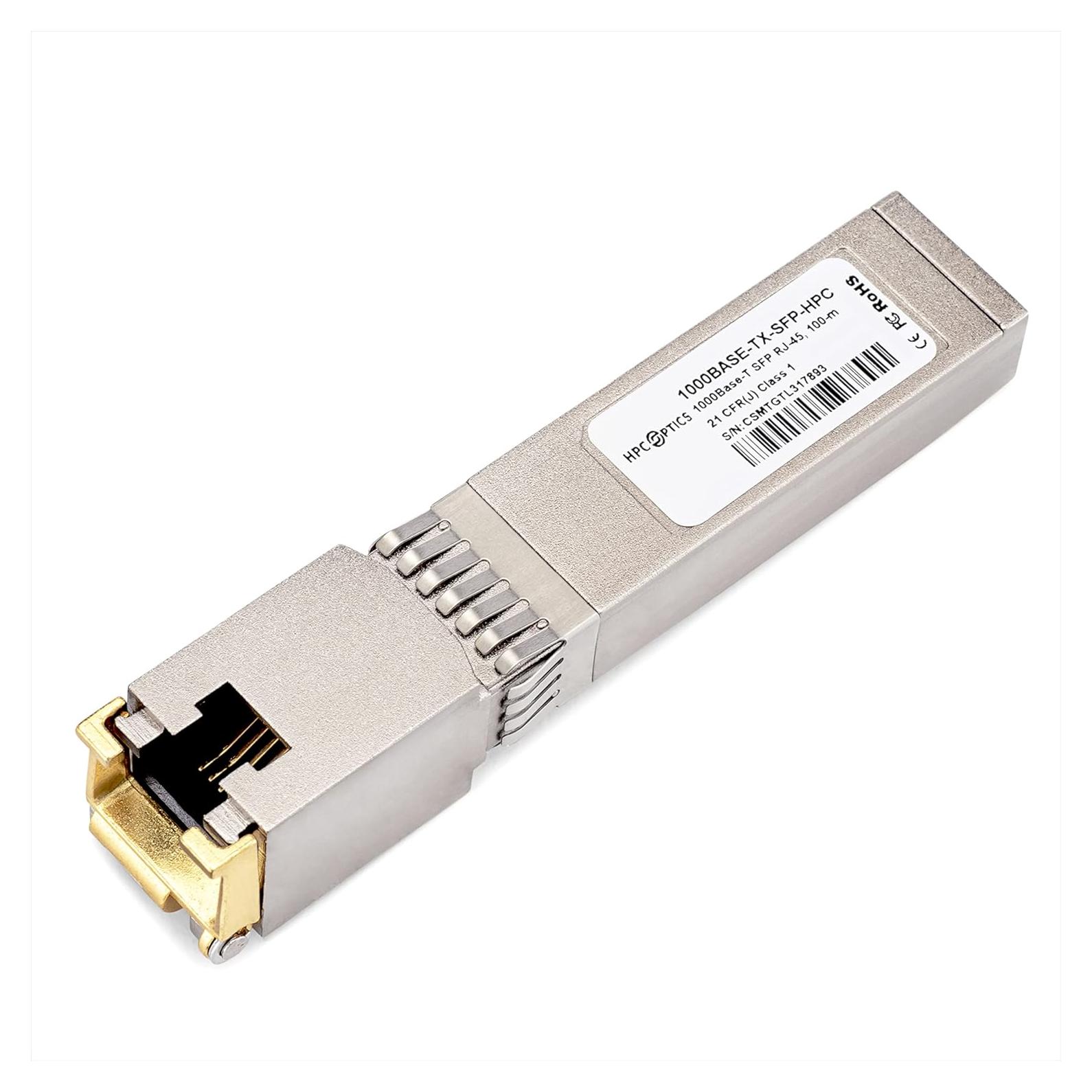 Transceptor SFP Compatible Cisco GLC-TE 1000BASE-T 100m
