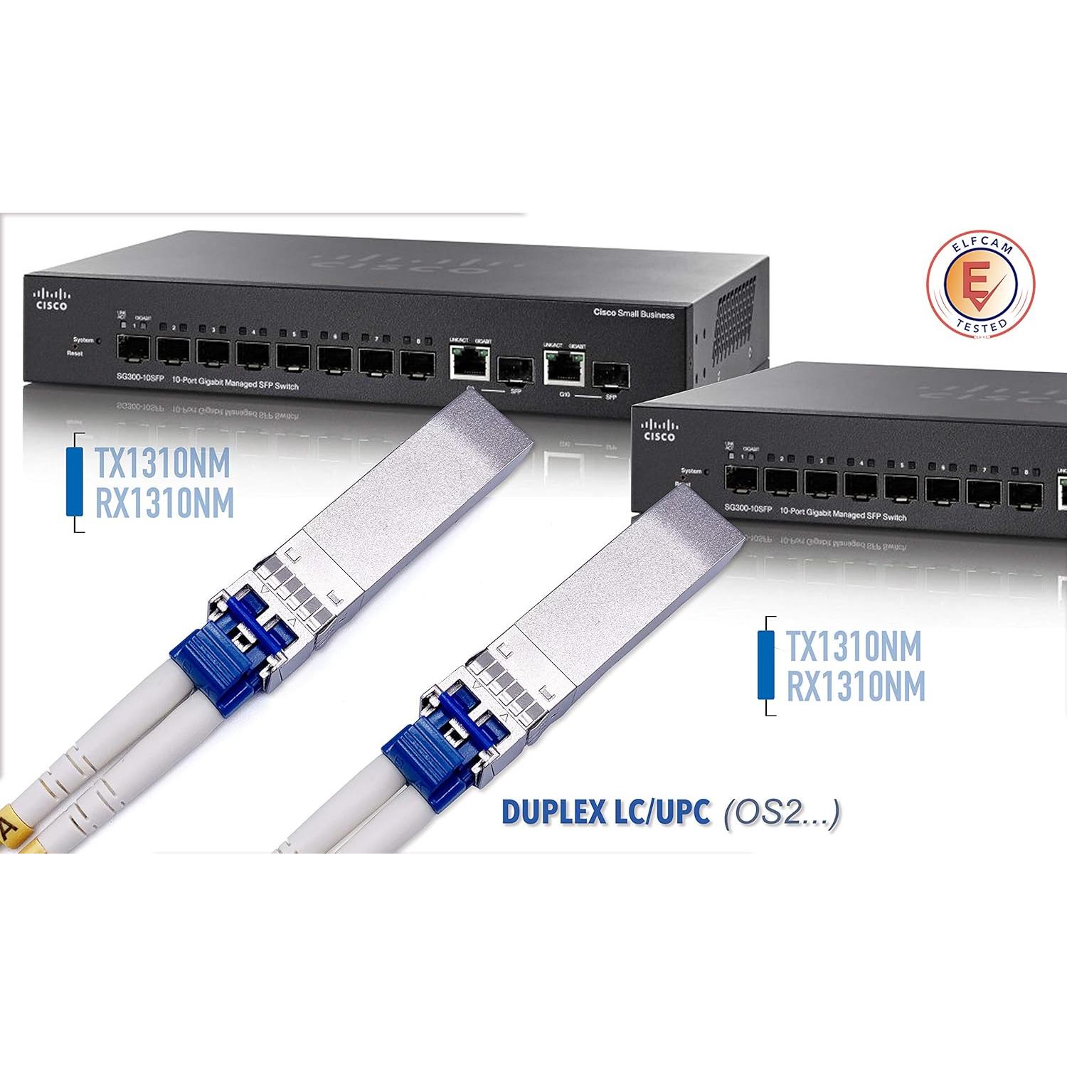 Módulo Transceptor SFP+ 10Gb Elfcam 10GBase-LR 1310nm 10km