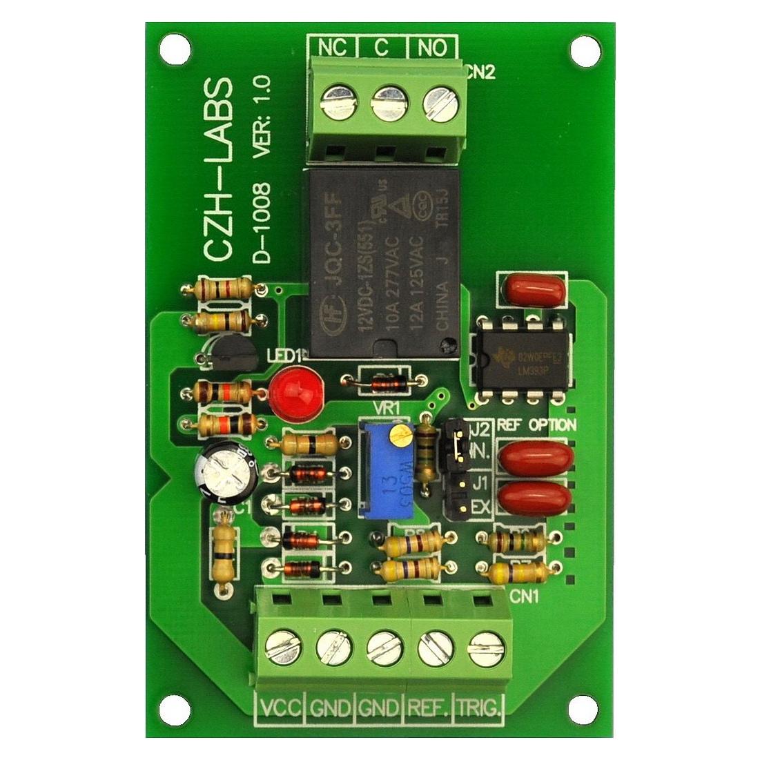 Placa de Relé Comparador de Voltaje 12V DC 10A Electronics-Salon