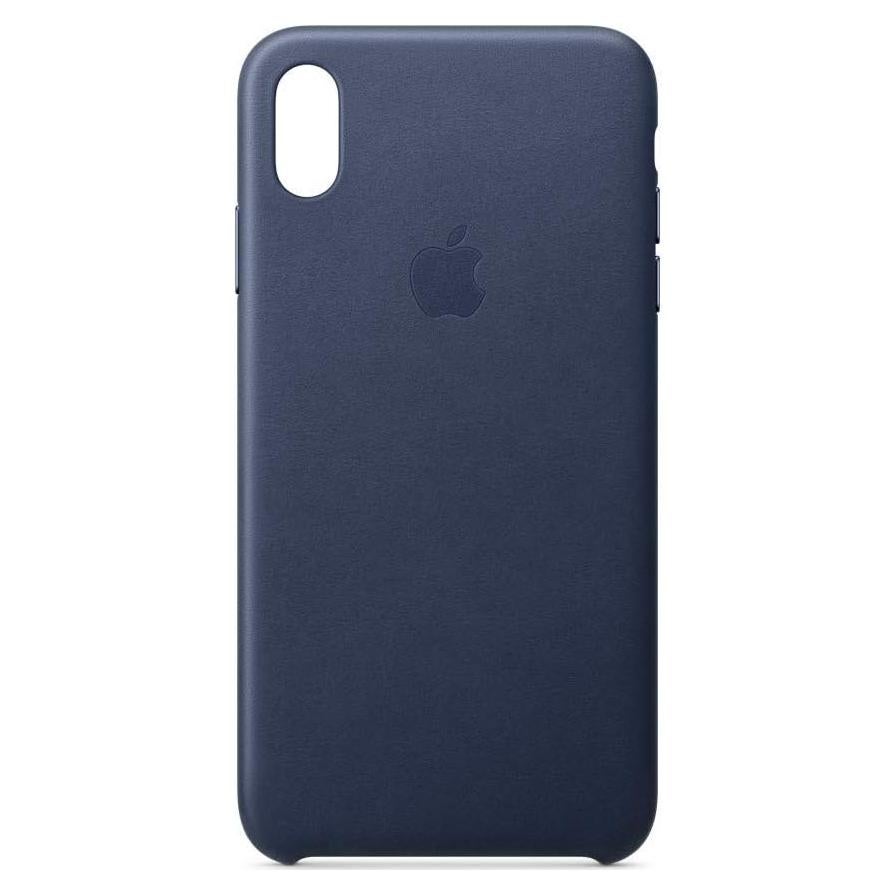 Funda de Cuero Apple para iPhone XS Max - Azul Medianoche