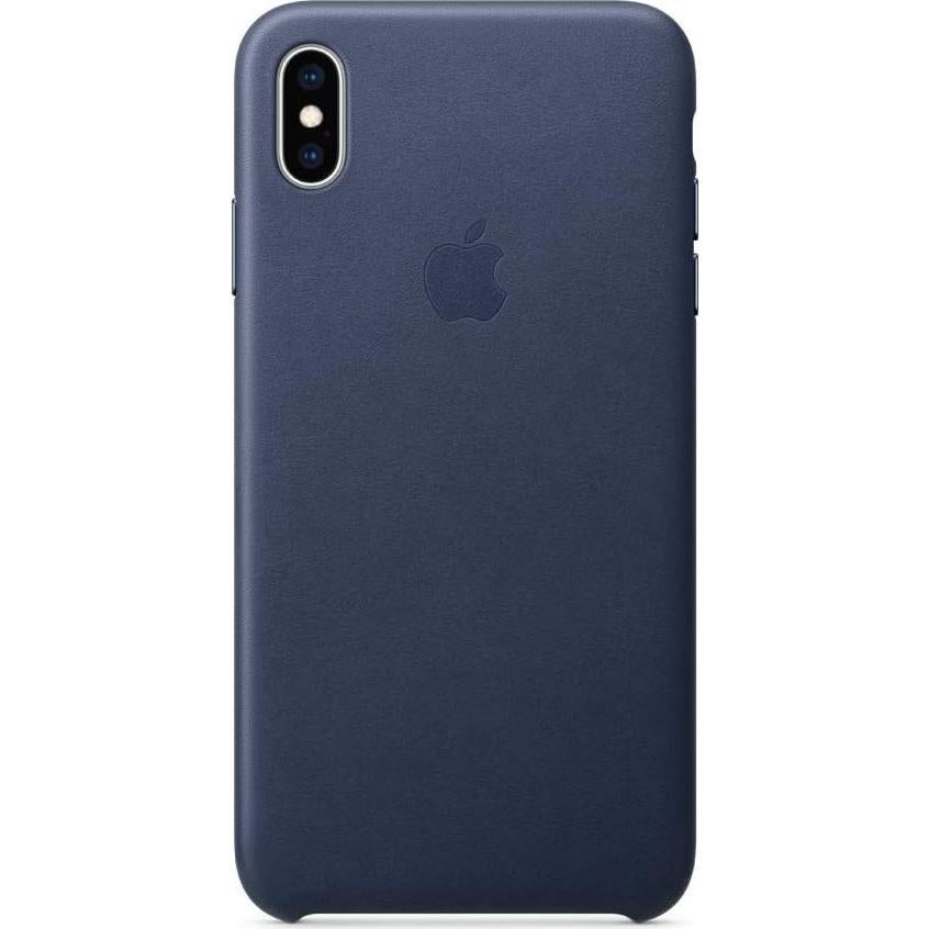 Funda de Cuero Apple para iPhone XS Max - Azul Medianoche