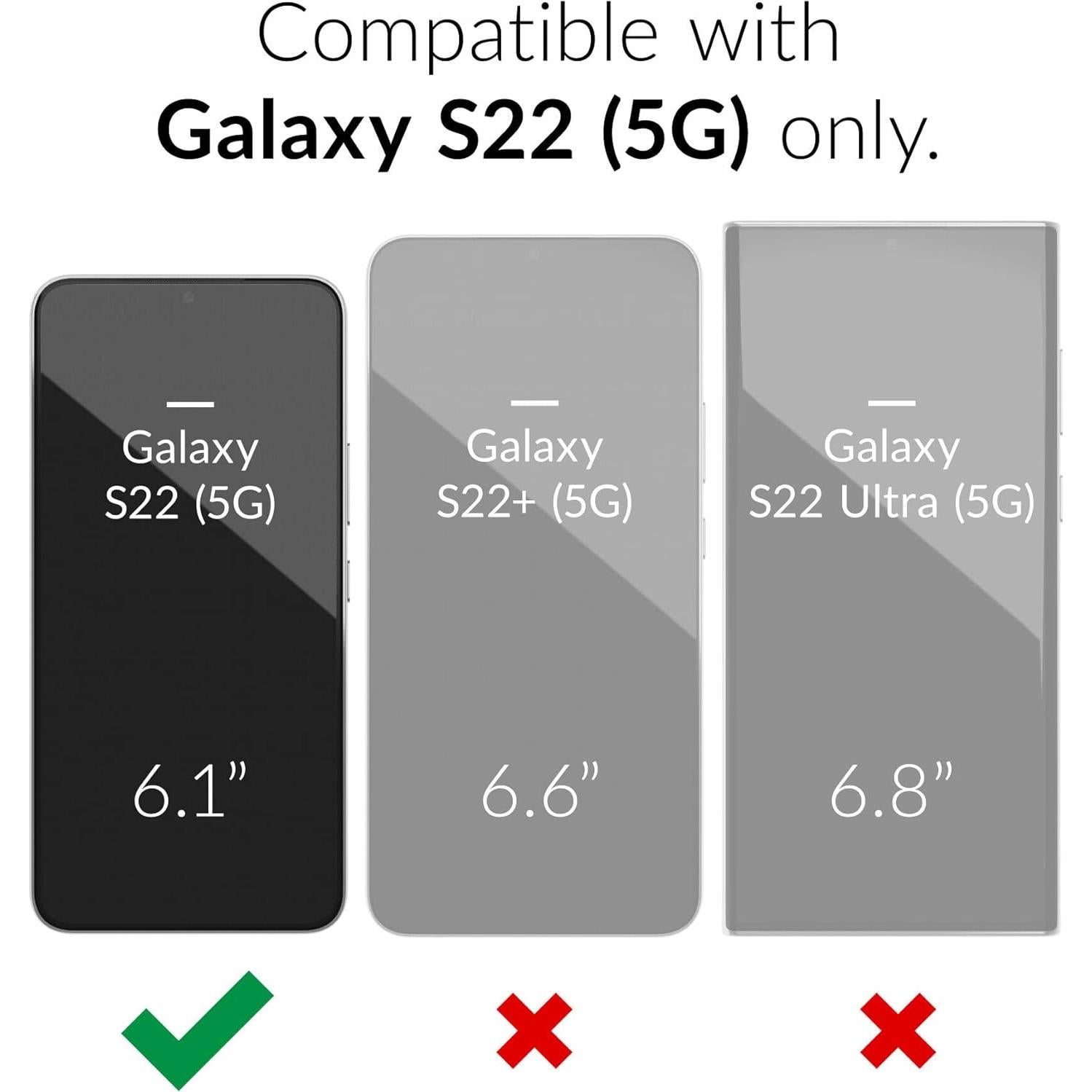 Funda Dual Guard Crave para Samsung Galaxy S22 - Verde Bosque