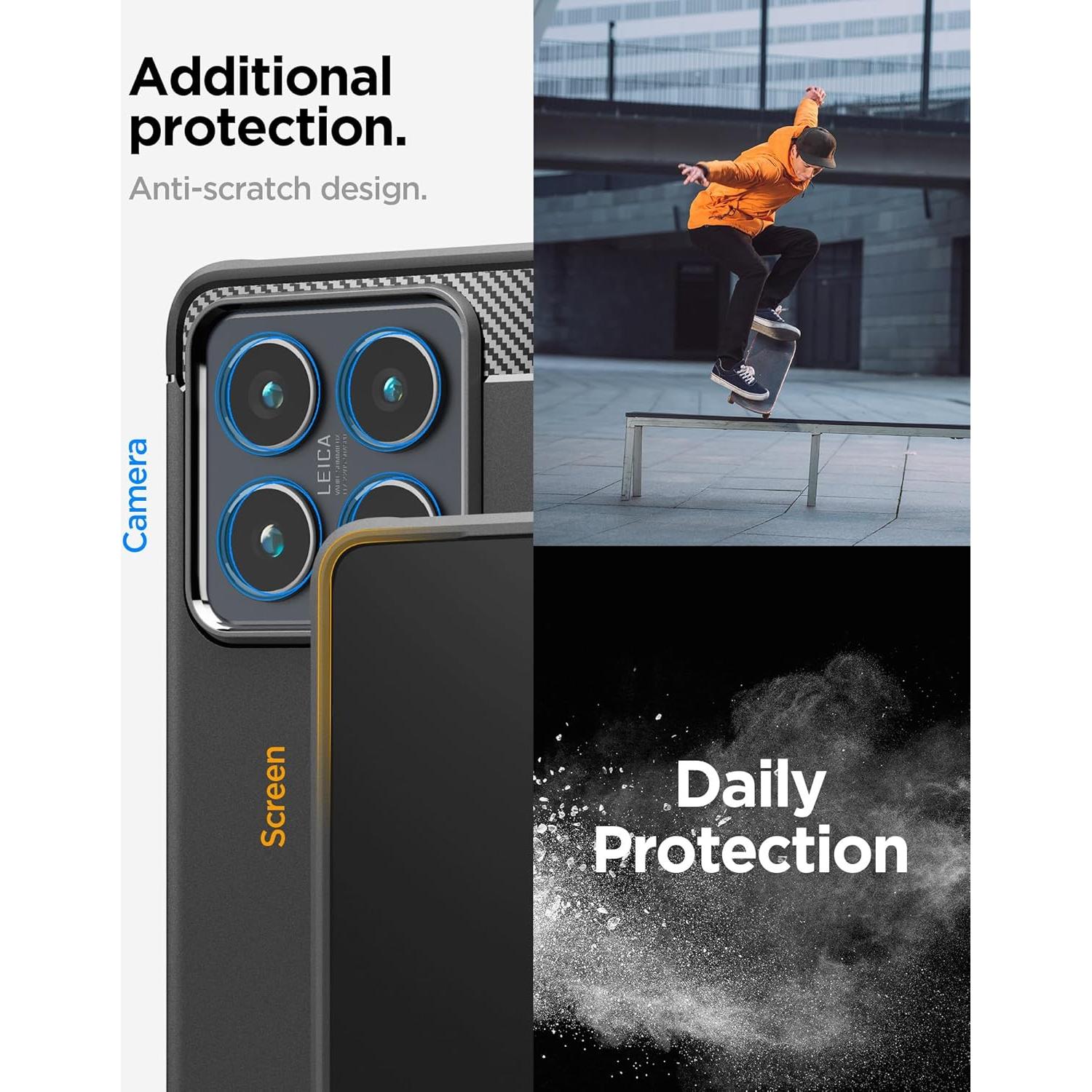 Funda Rugged Armor Spigen para Xiaomi 14T - Protección Militar